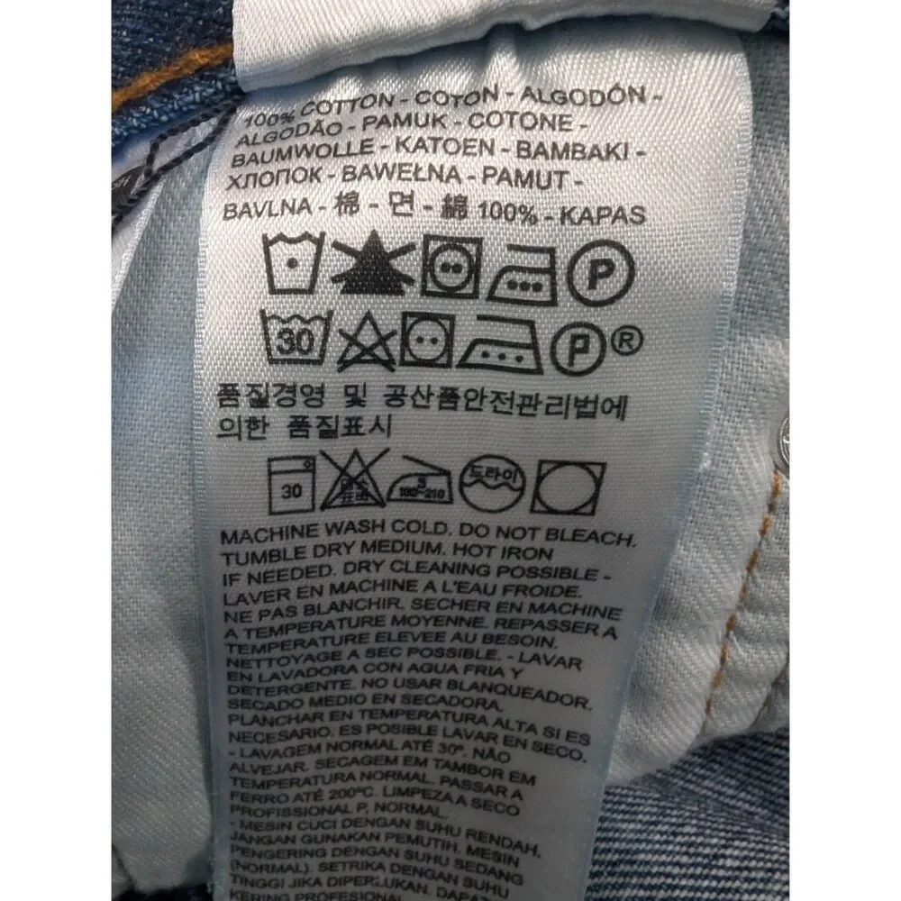 NWT Levi's 505 Jeans Mens 32X30 Blue Regular Straight Leg 100% Cotton